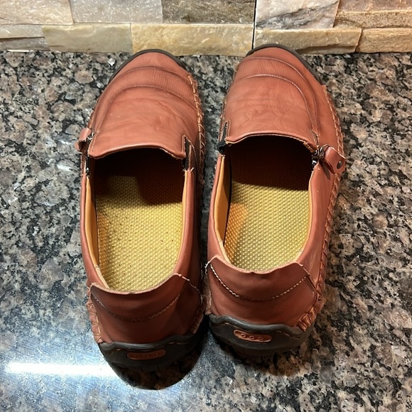 Caoutcholic leather driving European loafer 47 main image 12